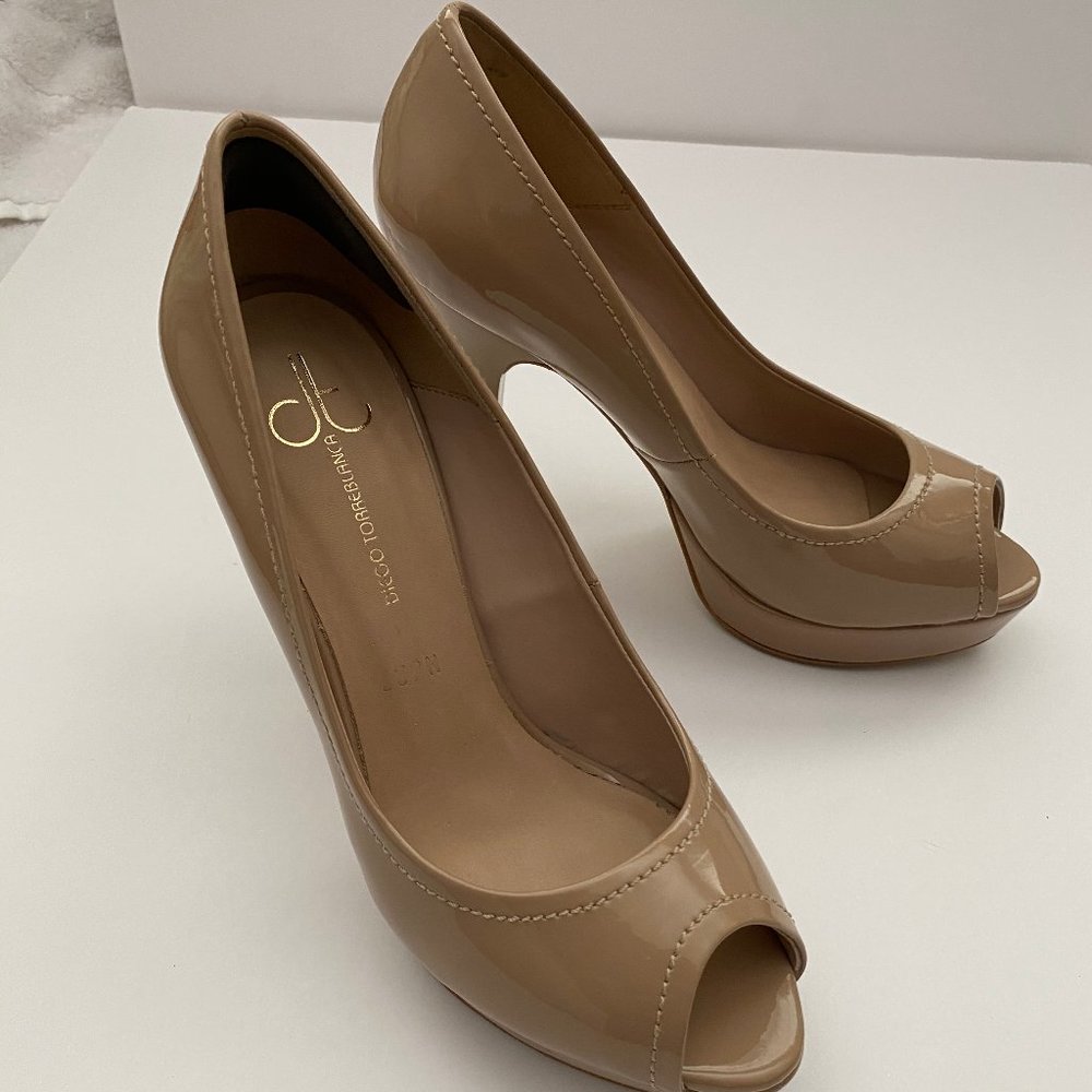 Diego Torreblanca tan platform pumps, size 7